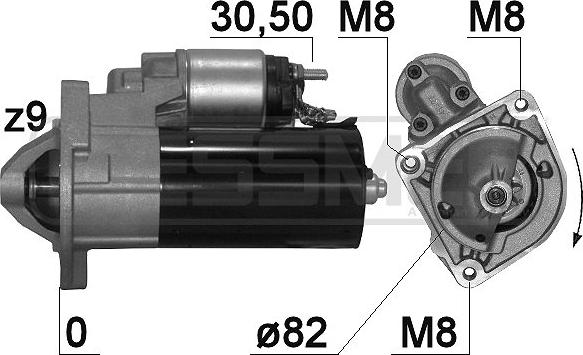 ERA 220906 - Стартер vvparts.bg