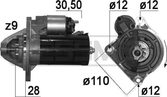 ERA 220914 - Стартер vvparts.bg