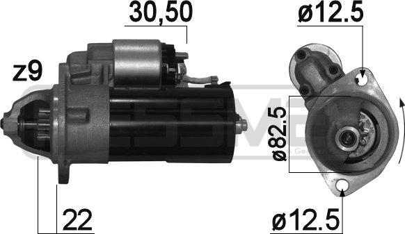 ERA 220910 - Стартер vvparts.bg