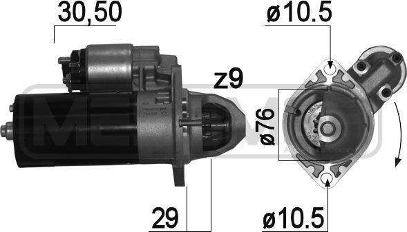 ERA 220913 - Стартер vvparts.bg