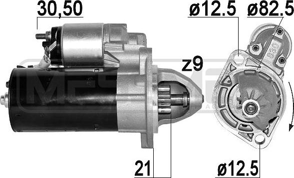 ERA 220912 - Стартер vvparts.bg