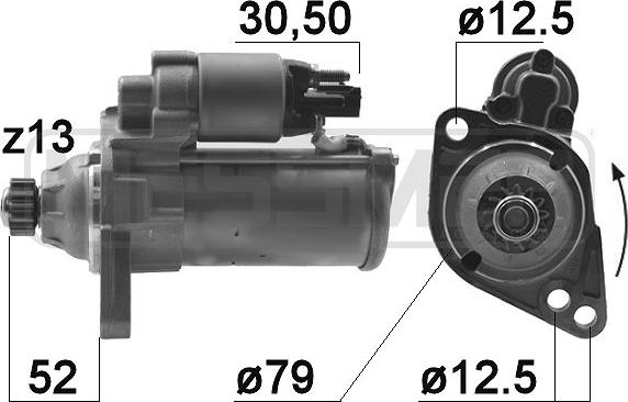 ERA 220985 - Стартер vvparts.bg