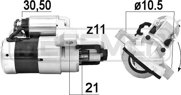 ERA 220921A - Стартер vvparts.bg