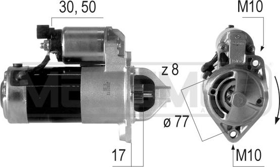 ERA 220459A - Стартер vvparts.bg