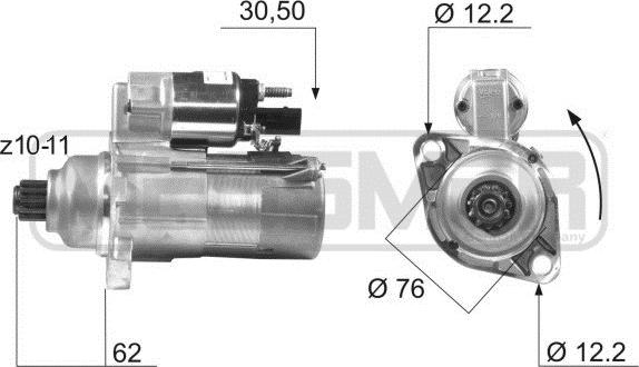 ERA 220450 - Стартер vvparts.bg