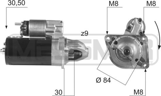 ERA 220435 - Стартер vvparts.bg