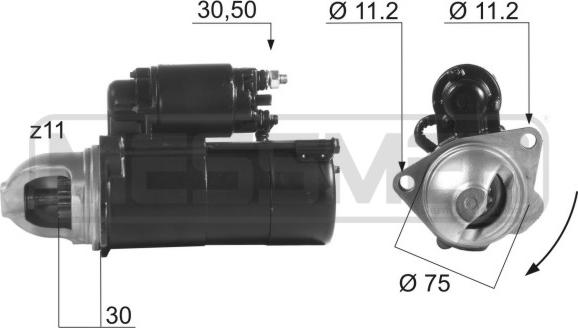 ERA 220438R - Стартер vvparts.bg