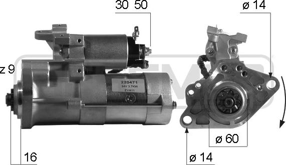 ERA 220471A - Стартер vvparts.bg