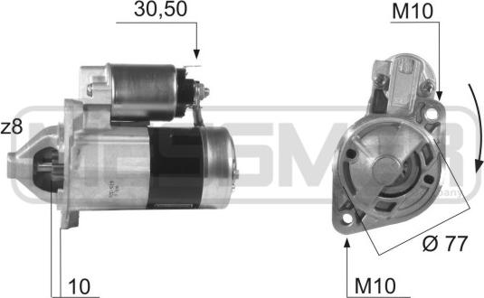 ERA 220473 - Стартер vvparts.bg