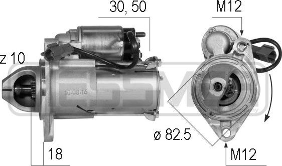 ERA 220545 - Стартер vvparts.bg