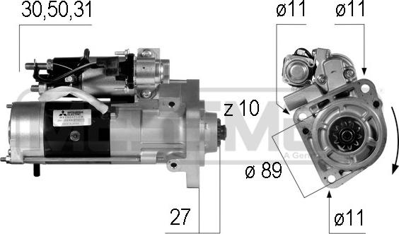 ERA 220555 - Стартер vvparts.bg