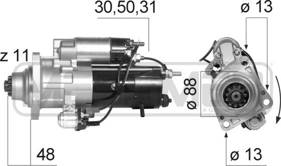 ERA 220565 - Стартер vvparts.bg