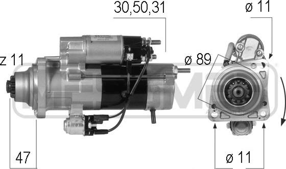 ERA 220560 - Стартер vvparts.bg