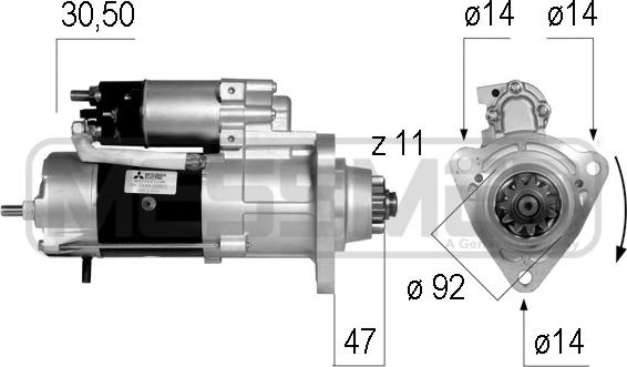 ERA 220568 - Стартер vvparts.bg