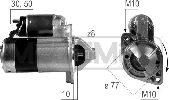 ERA 220503 - Стартер vvparts.bg