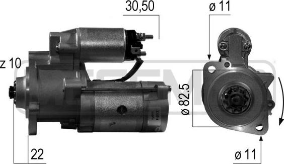 ERA 220514A - Стартер vvparts.bg