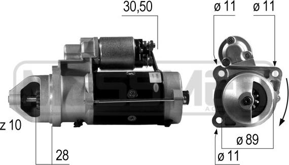 ERA 220513A - Стартер vvparts.bg