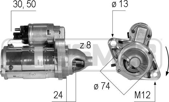 ERA 220588 - Стартер vvparts.bg