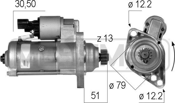 ERA 220583 - Стартер vvparts.bg