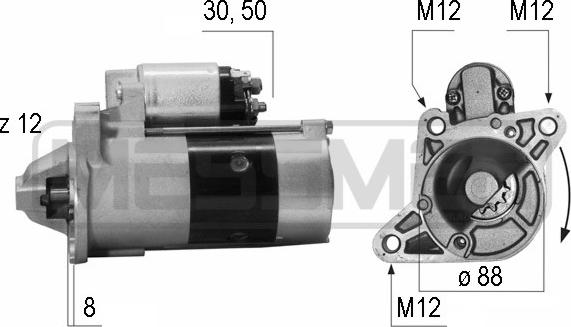 ERA 220520 - Стартер vvparts.bg