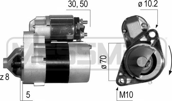 ERA 220523A - Стартер vvparts.bg