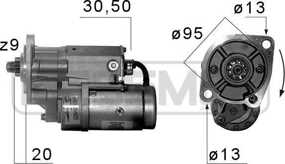 ERA 220577A - Стартер vvparts.bg