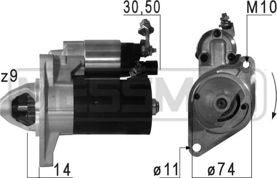 ERA 220659A - Стартер vvparts.bg