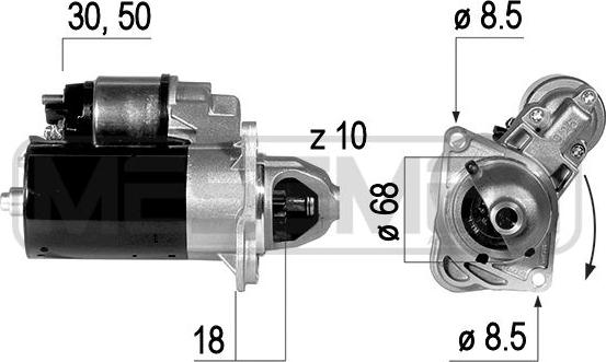 ERA 220650 - Стартер vvparts.bg