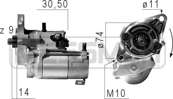 ERA 220652A - Стартер vvparts.bg