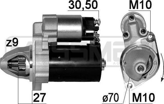 ERA 220667 - Стартер vvparts.bg