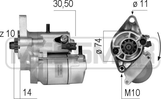 ERA 220602 - Стартер vvparts.bg