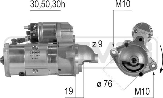 ERA 220607A - Стартер vvparts.bg