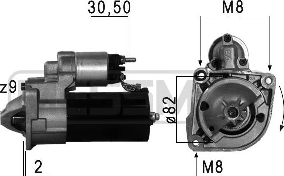 ERA 220610 - Стартер vvparts.bg