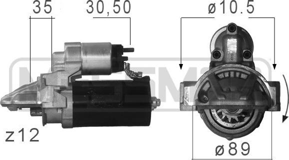 ERA 220680 - Стартер vvparts.bg