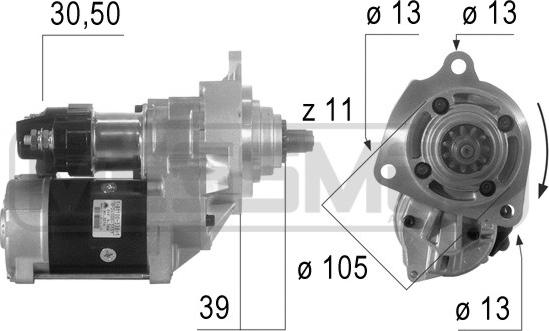 ERA 220633 - Стартер vvparts.bg