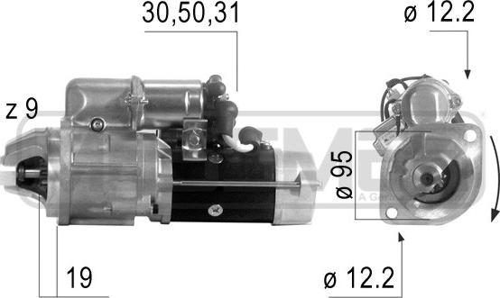 ERA 220624 - Стартер vvparts.bg