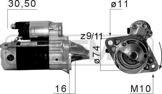 ERA 220675A - Стартер vvparts.bg