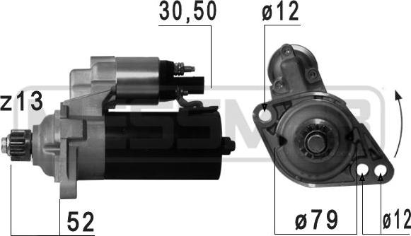 ERA 220673 - Стартер vvparts.bg