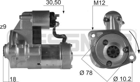 ERA 220048 - Стартер vvparts.bg