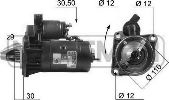 ERA 220050A - Стартер vvparts.bg