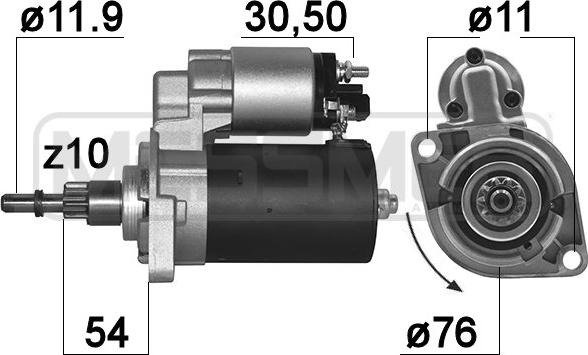 ERA 220030A - Стартер vvparts.bg