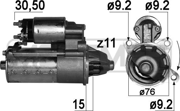 ERA 220899 - Стартер vvparts.bg