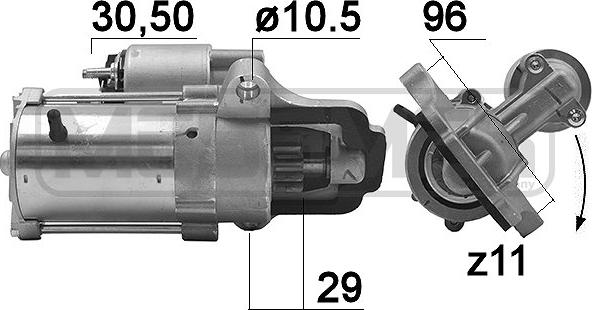 ERA 220897 - Стартер vvparts.bg