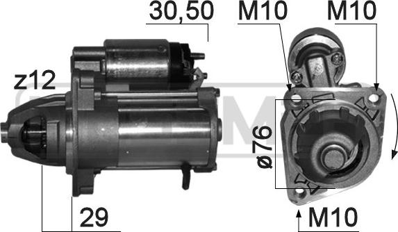 ERA 220841 - Стартер vvparts.bg