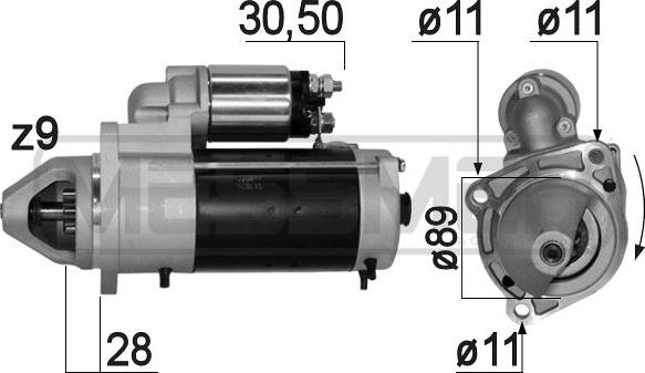 ERA 220811A - Стартер vvparts.bg