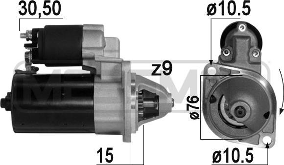 ERA 220812 - Стартер vvparts.bg