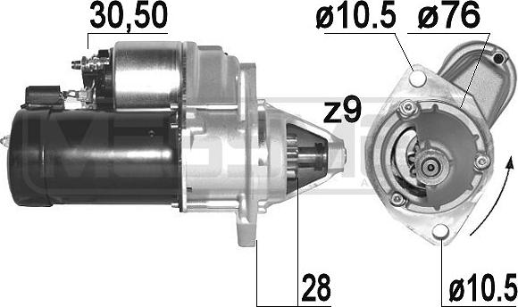 ERA 220887A - Стартер vvparts.bg