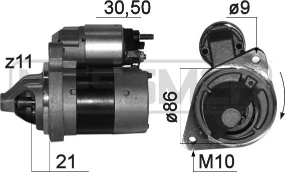 ERA 220839 - Стартер vvparts.bg