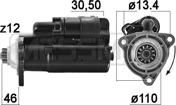 ERA 220821 - Стартер vvparts.bg