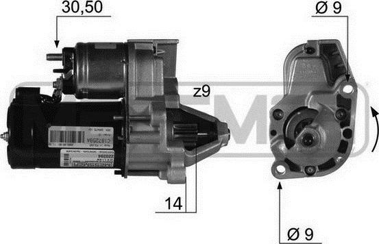 ERA 220394 - Стартер vvparts.bg